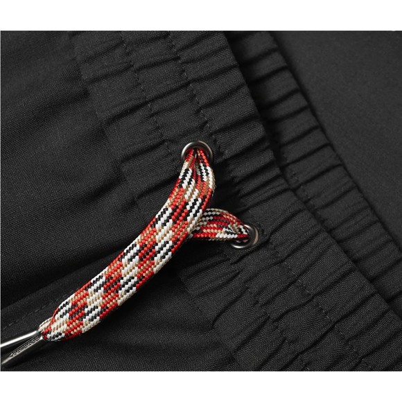 Man BURBERRY STRIPE TRACK PANTS BLACK Size 40 - Picture 6 of 10